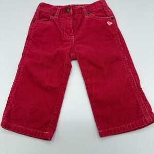Vintage 2006 Janie n Jack Vintage Corduroy Pants Pockets Logo 6-12 months